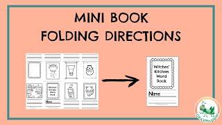 Mini-Book Folding Directions