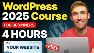 How To Make a WordPress Website as A COMPLETE Beginner [2025 FULL COURSE]