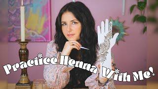 Simple Party Henna Design Tutorial for Beginner Henna Artists #henna #mehndi #hennatutorial