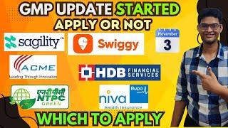 Sagility India IPO - Apply Or Not | Swiggy IPO | ACME Solar Holdings IPO NTPC Green IPO | ShareX