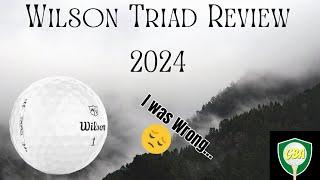 Wilson Triad Golf Ball Review | 2024