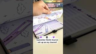 ️️  SEPTEMBER Bullet Journal Sneak Peek - Stationery Heaven - Kawaii Bullet Journal