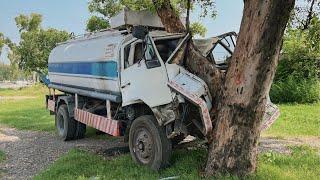 How Pakistani Mechanic Repair A Totally Accidental Pressed Fuel Truck With Powerful Techniques