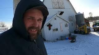 BRRRR! Chores on the Dairy Farm in the Cold!