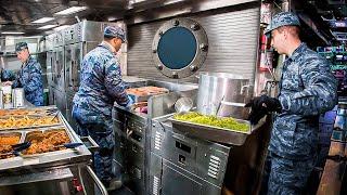 ¿Cómo se ABASTECE de Comida un Submarino de EE.UU. en lo Profundo del Mar?