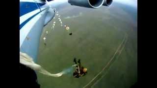 Russian Paratroopers parachute from IL-76 MD.flv