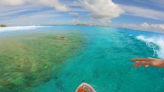 POV SURF - LOOONG WAVES AND BIG FAIL (Maldives #3)