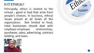 Ethics Sustainability For Halal Industry