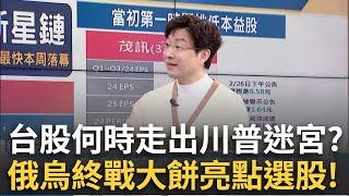 大盤指數上有鍋蓋下有鐵板 何時能走出"川普迷宮"?俄烏若停戰"重建商機"大? 崧騰可列入觀察名單?│王志郁 主持│20250302｜Catch大錢潮