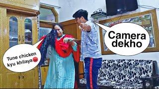 Chicken  prank on indian Mom Gone emotional  ||Skater Himanshu