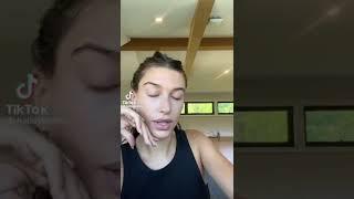 Hailey Bieber copying Selena Gomez on tik tok