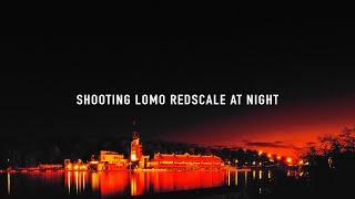 Shooting Lomo Redscale At Night 2