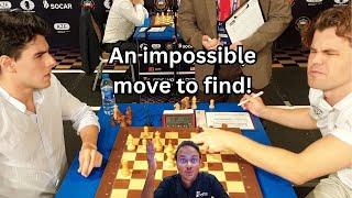 An impossible move to find! Aryan Tari vs Magnus Carlsen