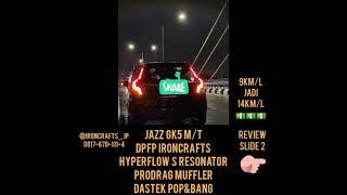 Honda Jazz GK5 with Ironcrafts ProDrag Muffler, Hyperflow S Resonator & Ironcrafts DPFP