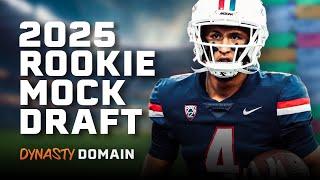 NEW 2025 Dynasty Rookie Mock Draft (2 Rounds)