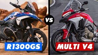 New BMW R1300GS vs Ducati Multistrada V4: Specs Battle!