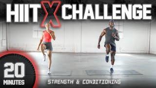 20 Minute Full Body HIIT CHALLENGE [Strength & Conditioning Workout]