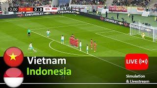 LANGSUNG Vietnam vs Indonesia | Kejuaraan ASEAN 2024 | Simulasi Pertandingan Langsung Hari Ini