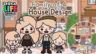 FAMILY OF 4 ! HOUSE DESIGN | Modern Mansion Makeover | Toca Life World 