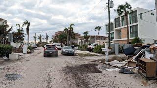 Driving Along Sarasota Destroyed Coast From St. Armands To Longboat Key