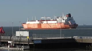 RIBERA DEL DUERO KNUTSEN  LNG Tanker Flag: Norway GT: 111109 DWT: 96740  290 x 46 m Year Built: 2010