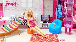 バービーのお部屋づくり家具セット DIY / Barbie Bedroom : Shower Vanity Closet Furniture Set