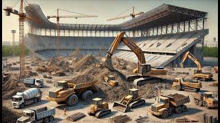 LA BANDA ALLE PRESE CON GLI SCAVI - Construction Simulator - LE TRIBUNE DELLO STADIO