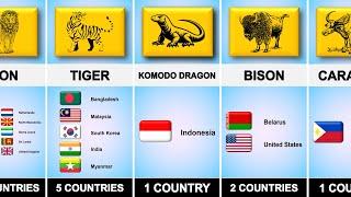 How Many Countries Have The Same National Animal