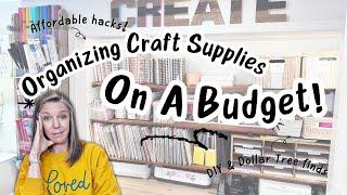 Organizing Craft Supplies on a Budget: Affordable Hacks for a Fresh Start