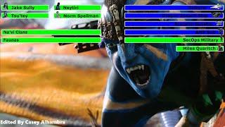 Avatar (2009) Final Battle with healthbars 1/4