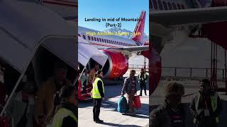 Landing ️ in Mid of Mountains  | High Altitude Airport | Leh |