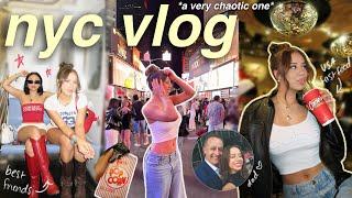 SUMMER NYC VLOG 🪩 music festival with my best friends, nyc movie premier, GRWM, mukbangs, more!