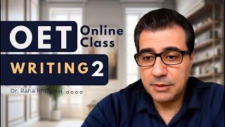 OET WRITING 2   Dr Raha