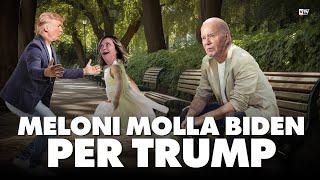 Meloni molla Biden per Trump - Dietro il Sipario - Talk Show