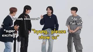 jeonghan being a "hyung" to his members ‍‍