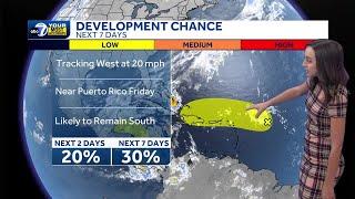 Tropics: Chances for development decrease in Atlantic