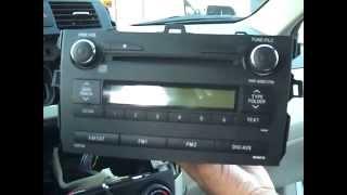 Toyota Corolla Stereo Removal 2009 - 2012 = Car Stereo HELP