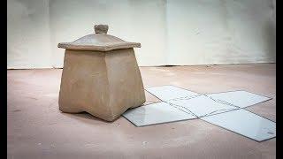 Creating a Folded Slab Lidded Pot from a One Piece Pattern - An Intermediate to Advanced Technique