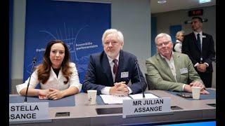 Julian Assange parle devant le Conseil de l'Europe à Strasbourg (VF)