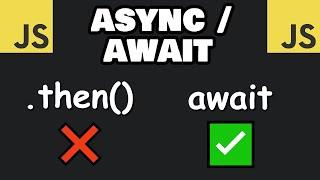 JavaScript ASYNC/AWAIT is easy! ⏳