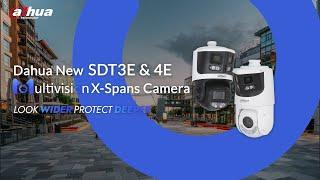 Dahua PTZ X-Spans Series SDT3E & 4E Camera Unboxing & Highlight