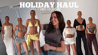 HOLIDAY HAUL! Holiday outfit inspo and what I'm packing in my suitcase!