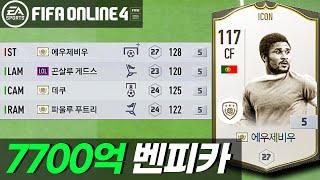 "7700억 벤피카" 스쿼드 리뷰  [피파4]