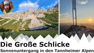 Sonnenuntergangs Bike & Hike Tour im Tannheimer Tal | Die Große Schlicke | T3+ bzw. S0