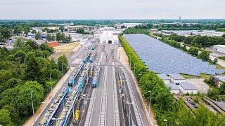 Eisenbahndepot Rendsburg - Drohnenvideo