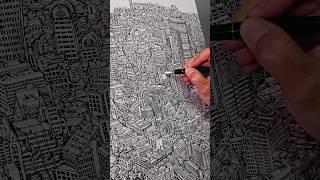 Sketching with a Platinum Century fountain pen (ASMR) #art #asmr #satisfying