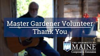 UMaine Extension Master Gardener Volunteer 'Thank You'