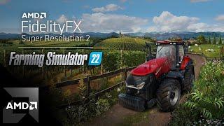 Farming Simulator 22 | 4K AMD FSR 2.1 Comparison