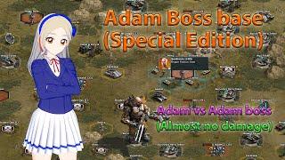 War Commander - Adam Boss base (Special Edition) [Adam vs Adam boss, almost no damage]