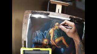 "Life is a Traffic Jam" Portrait in Soft Pastels full pov session #4